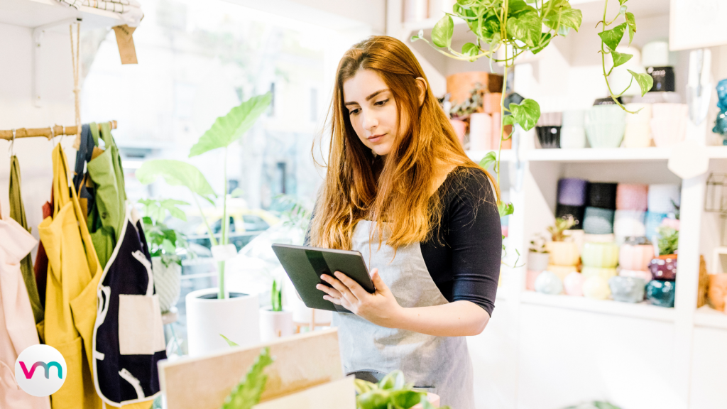 Women running a small business in the digital era